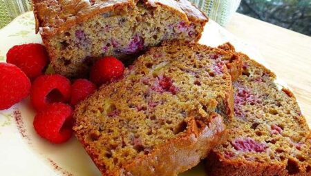 Raspberry Banana Bread