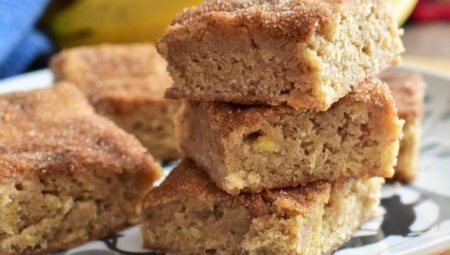 Banana Snickerdoodle Bars