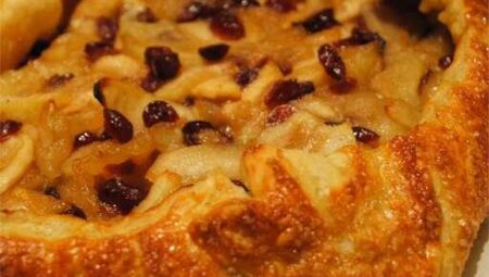 Apple-Cranberry Crostada