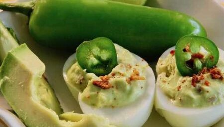 Avocado Deviled Eggs